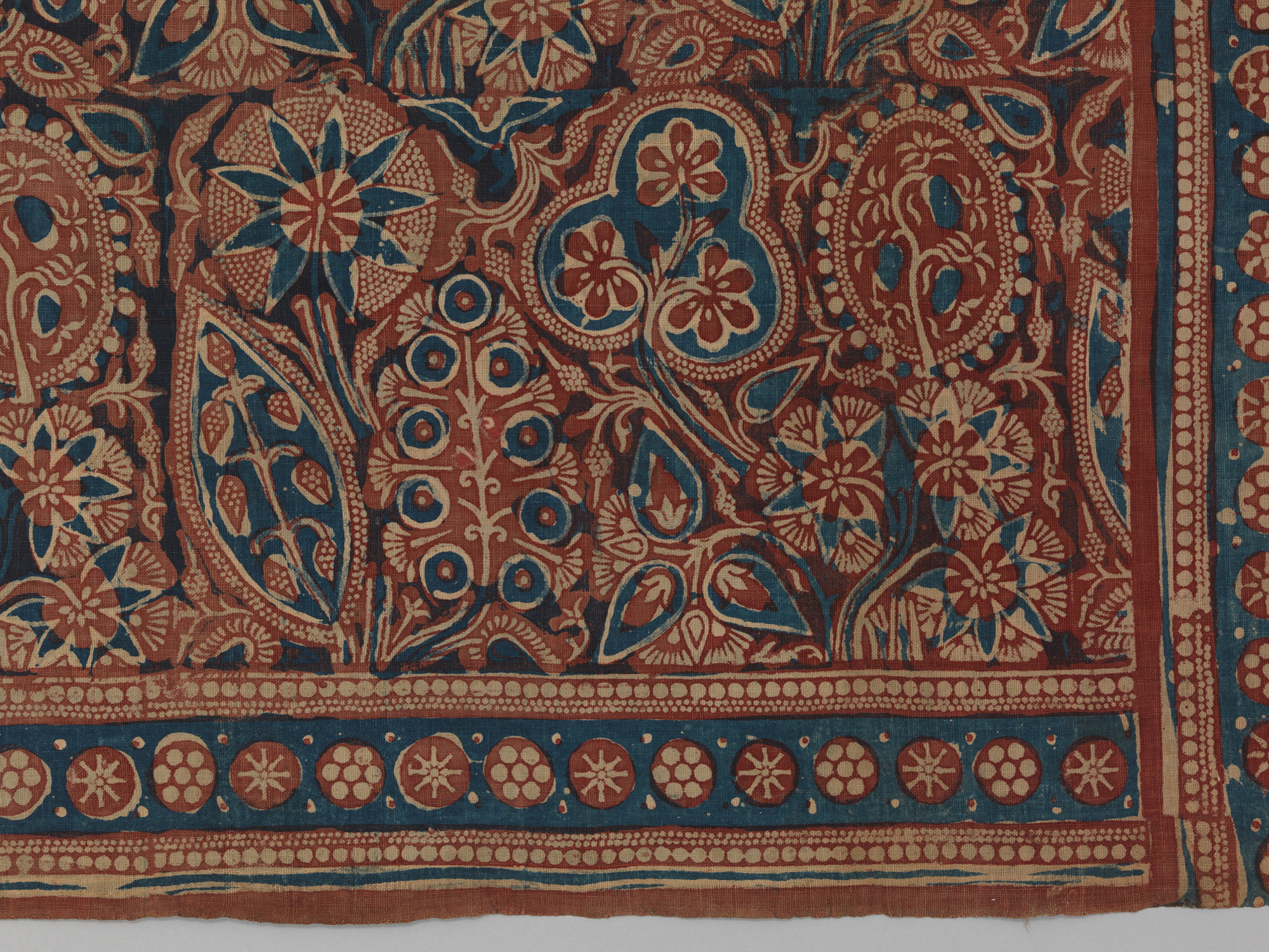 Textile with a Forested Landscape | India (Gujarat), for the Indonesian ...