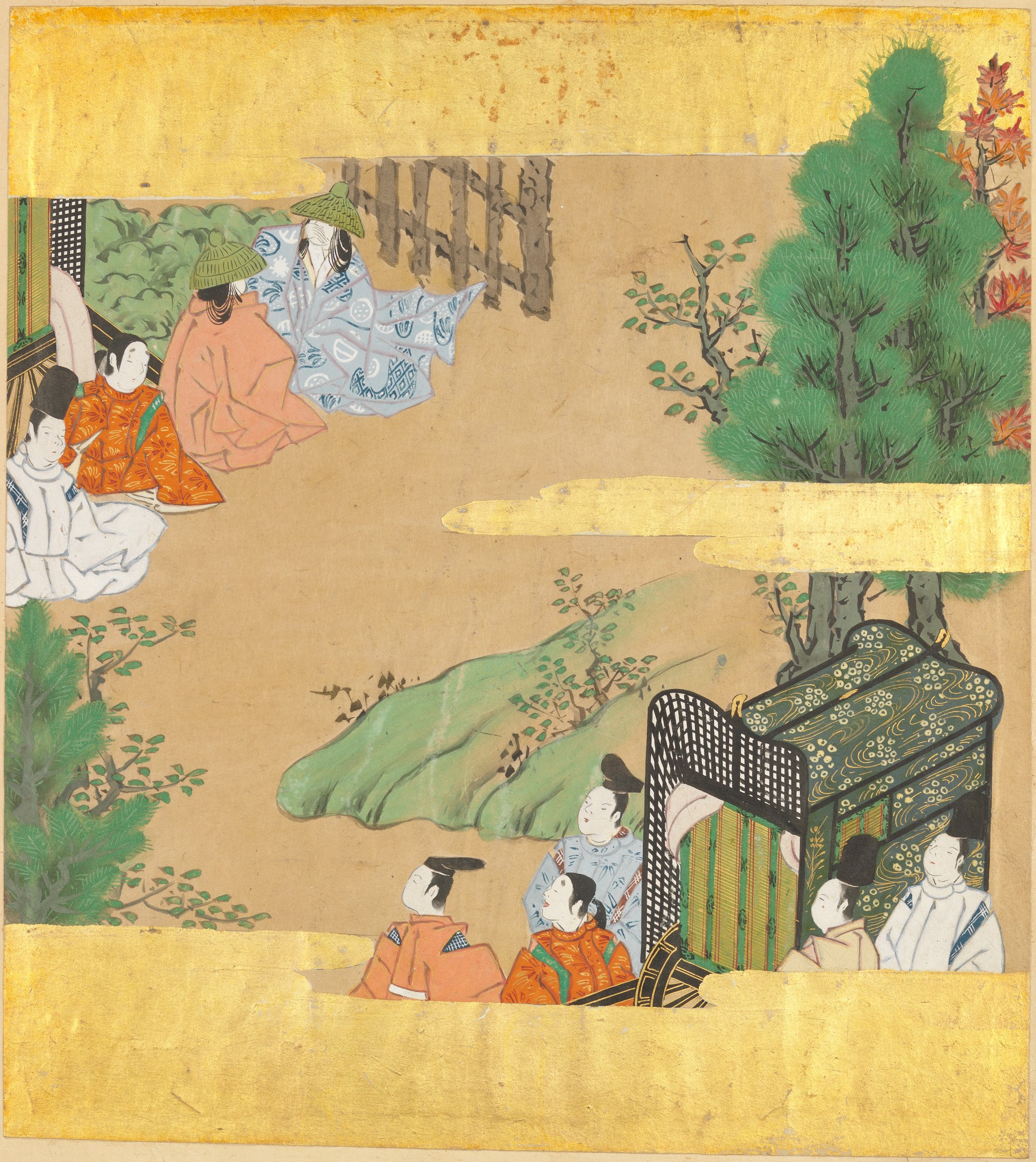 Formerly Attributed To Tosa Mitsusada The Tale Of Genji Genji
