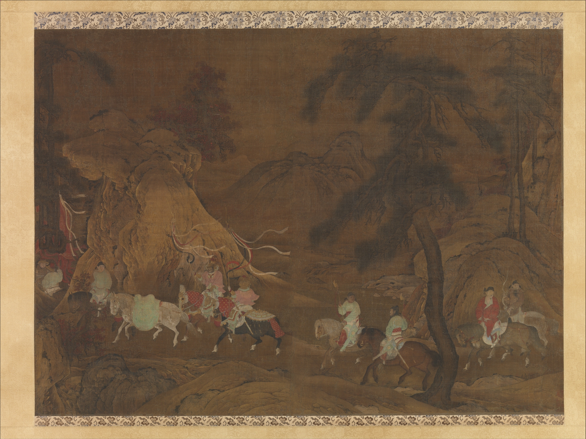 Unidentified artist | Emperor Xuanzong's Flight to Shu | China 