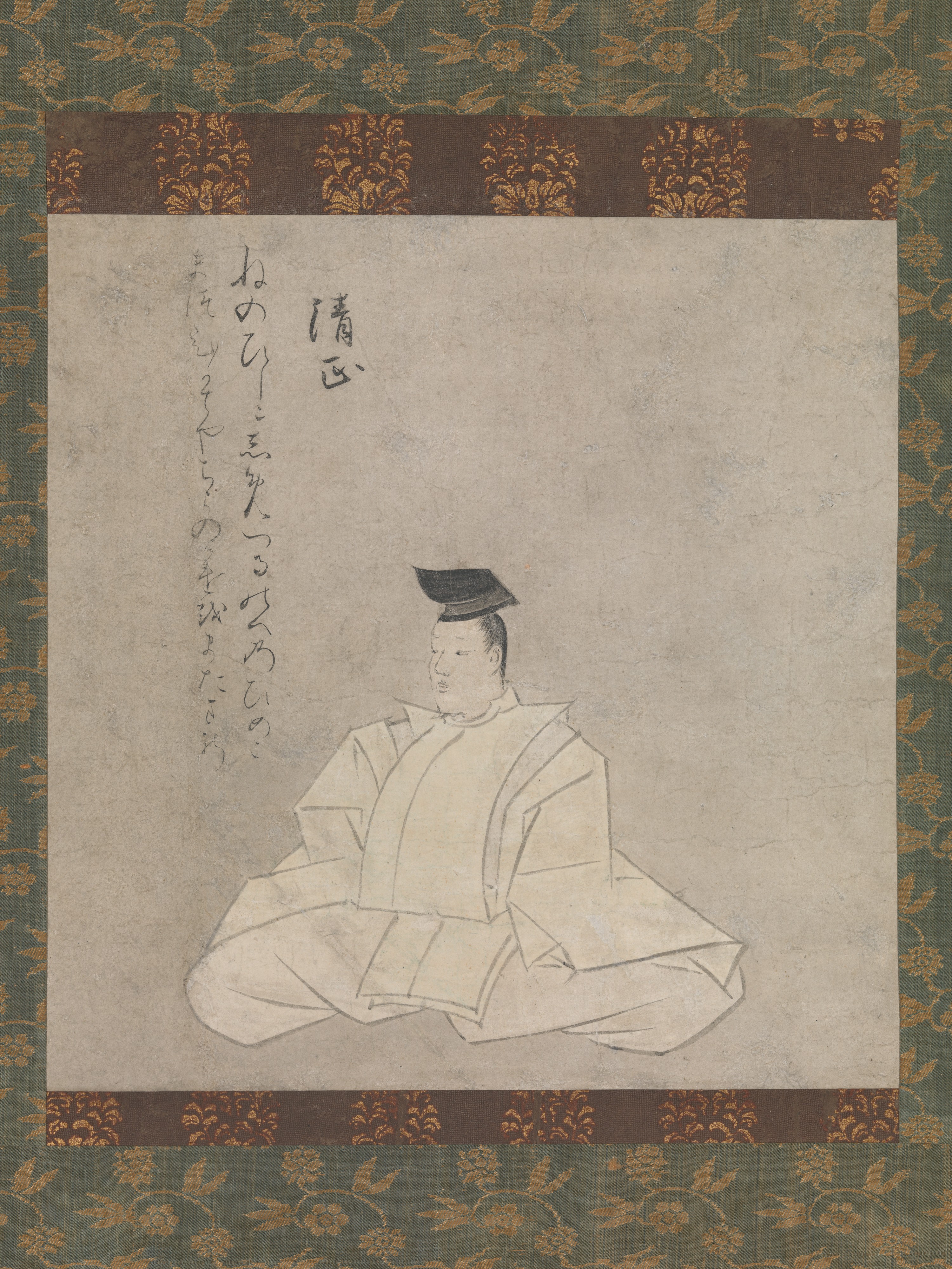 Unidentified artist | The Poet Fujiwara Kiyotada, from the