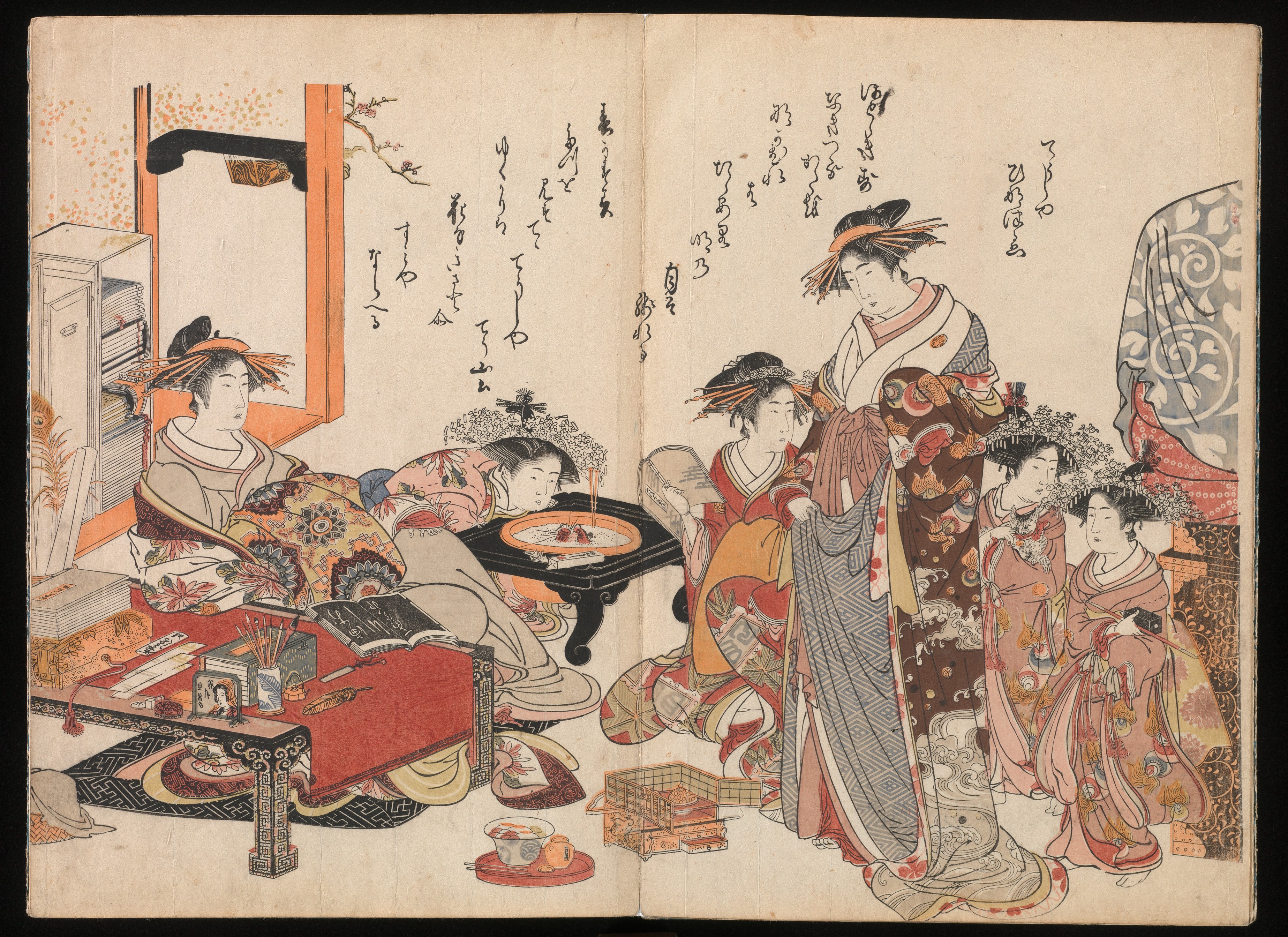 を販売rarebookkyoto　ｋ90絵資料　文園/　牡丹　　紙本水墨 　1850年頃作　橋本雅邦　上野美大　画家　古積 花鳥、鳥獣