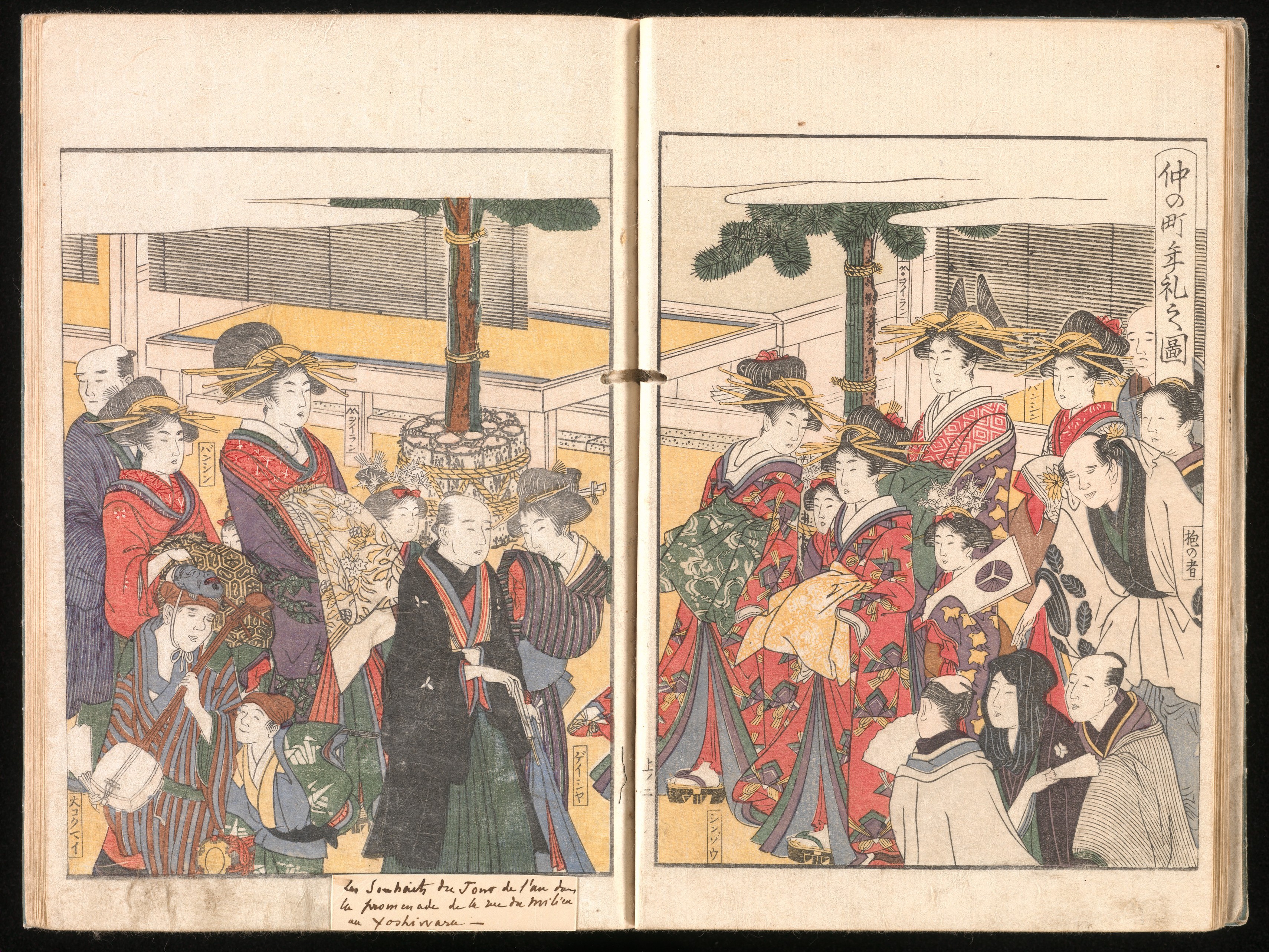 Kitagawa Utamaro 喜多川歌麿 | Yoshiwara Picture Book of New 