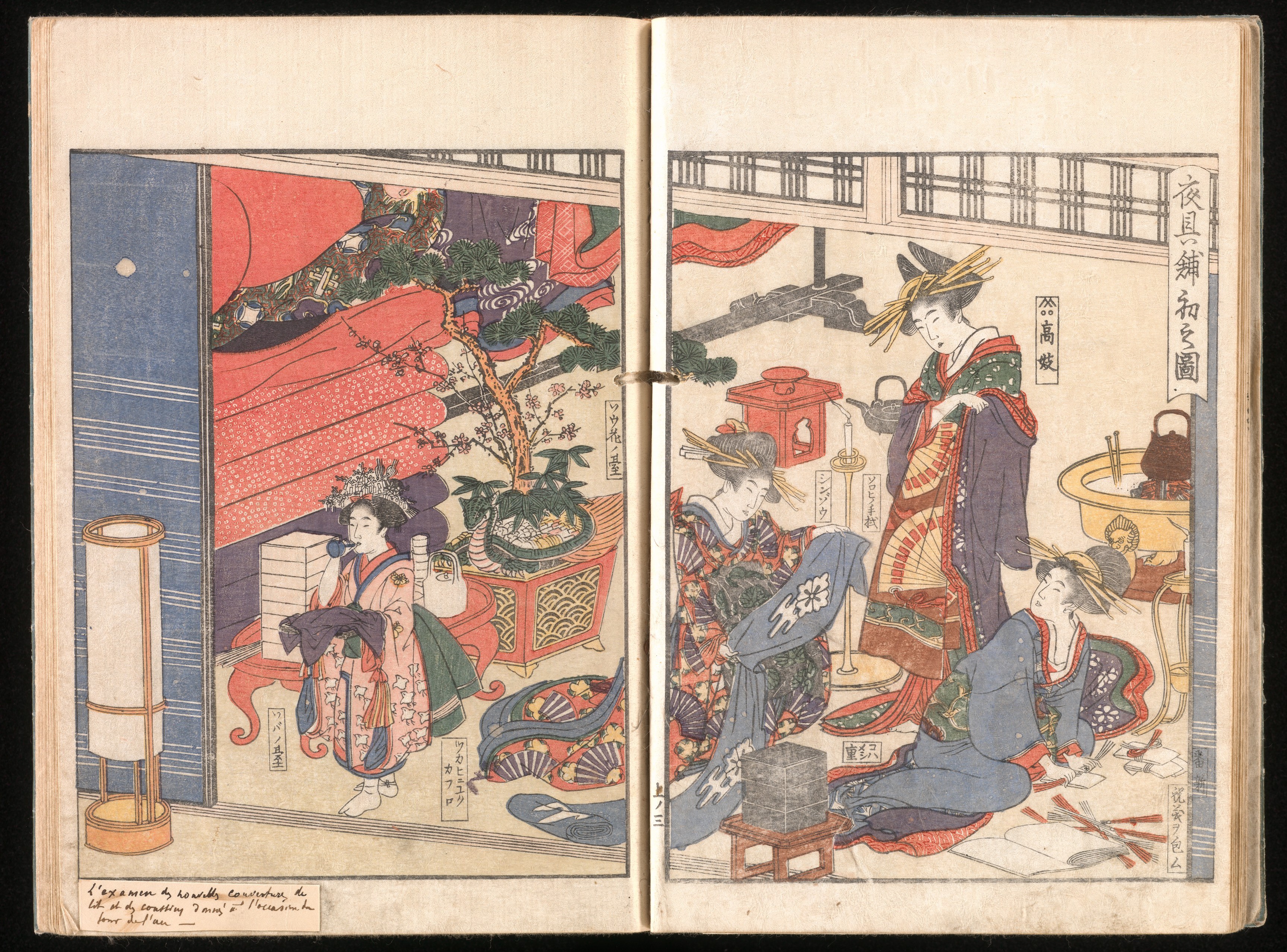 Kitagawa Utamaro 喜多川歌麿 | Yoshiwara Picture Book of New Year's 