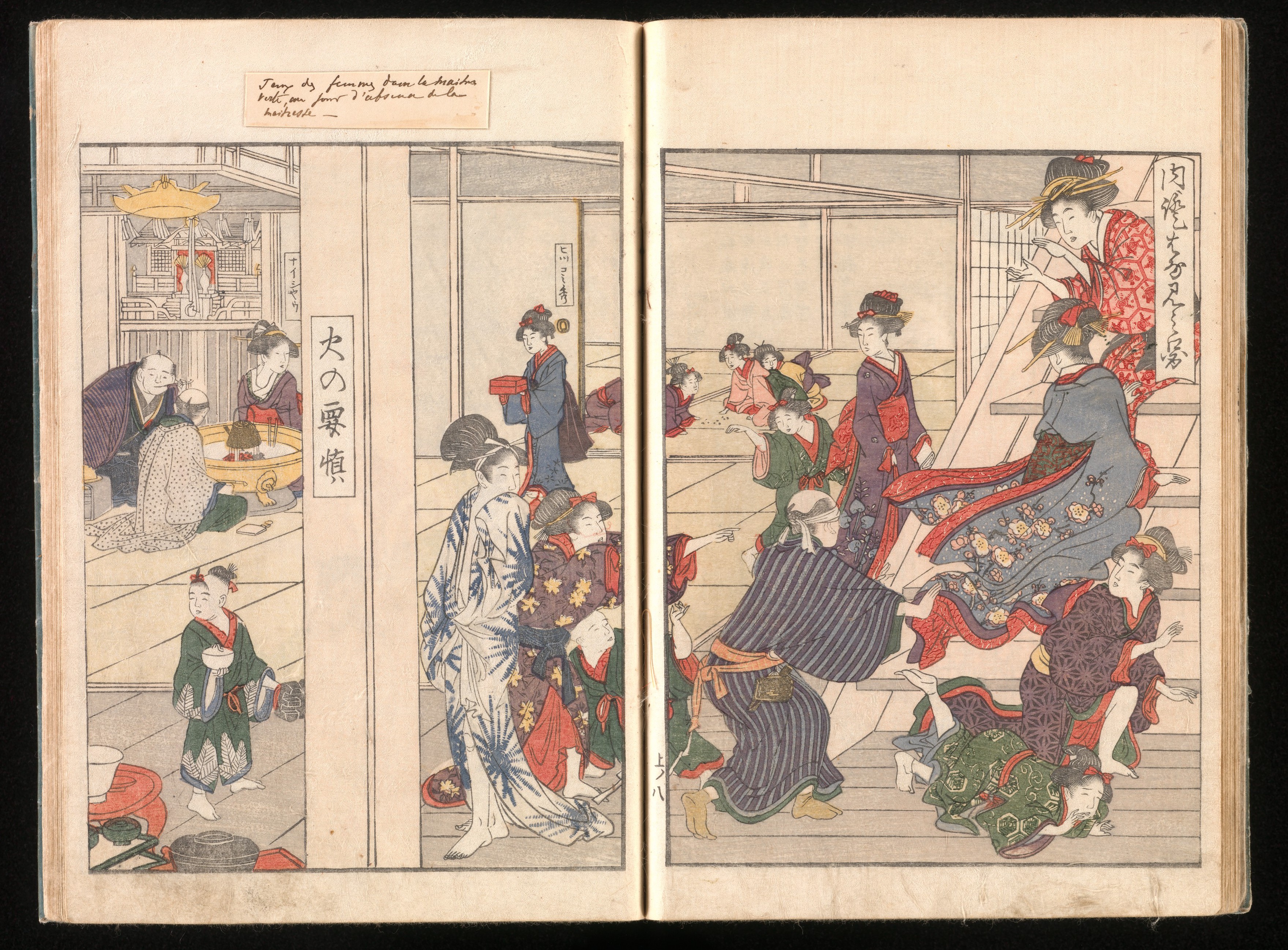 Kitagawa Utamaro 喜多川歌麿 | Yoshiwara Picture Book of New Year's 