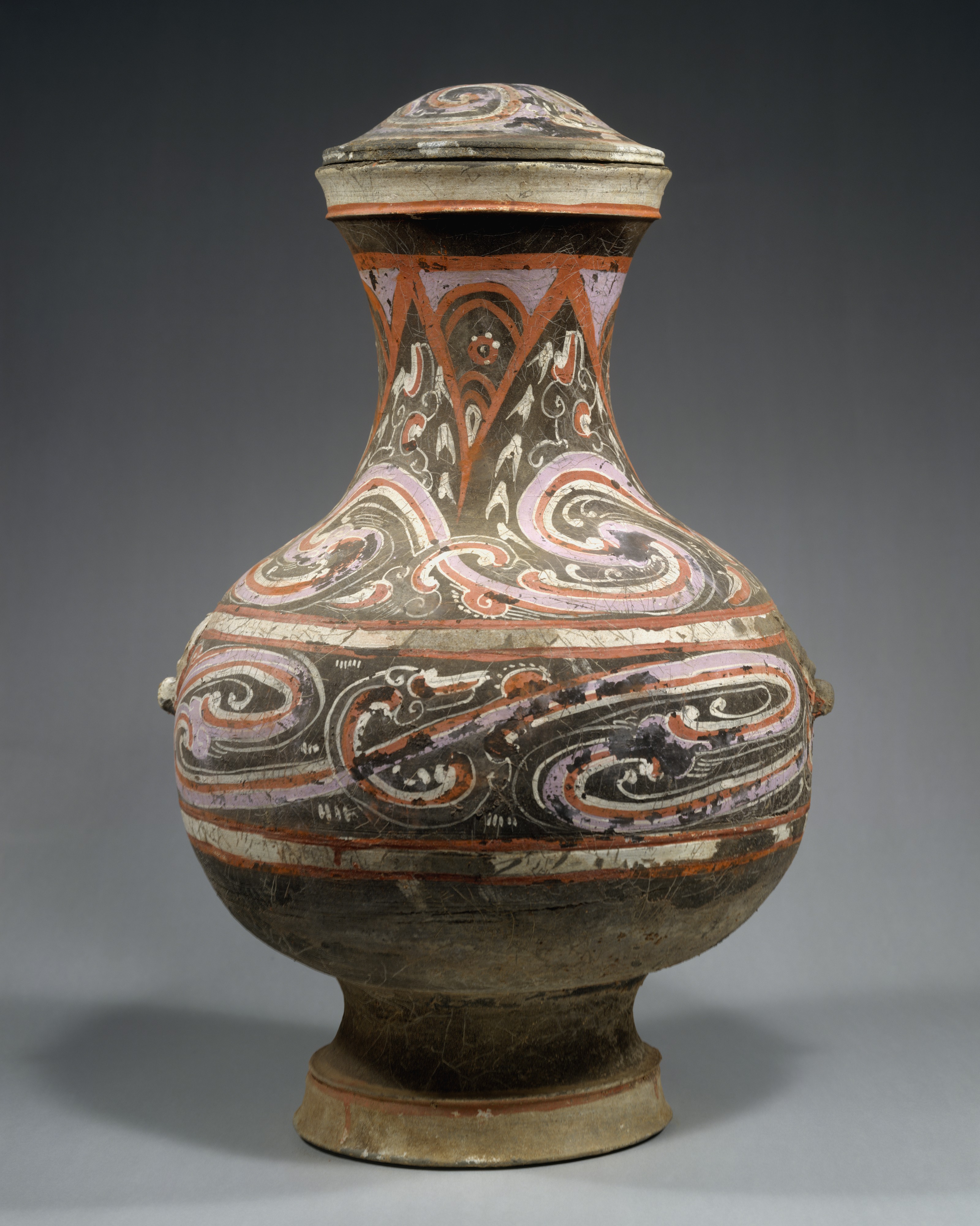 Covered Jar (Hu) | China | Western Han dynasty (206 B.C.–A.D. 9 