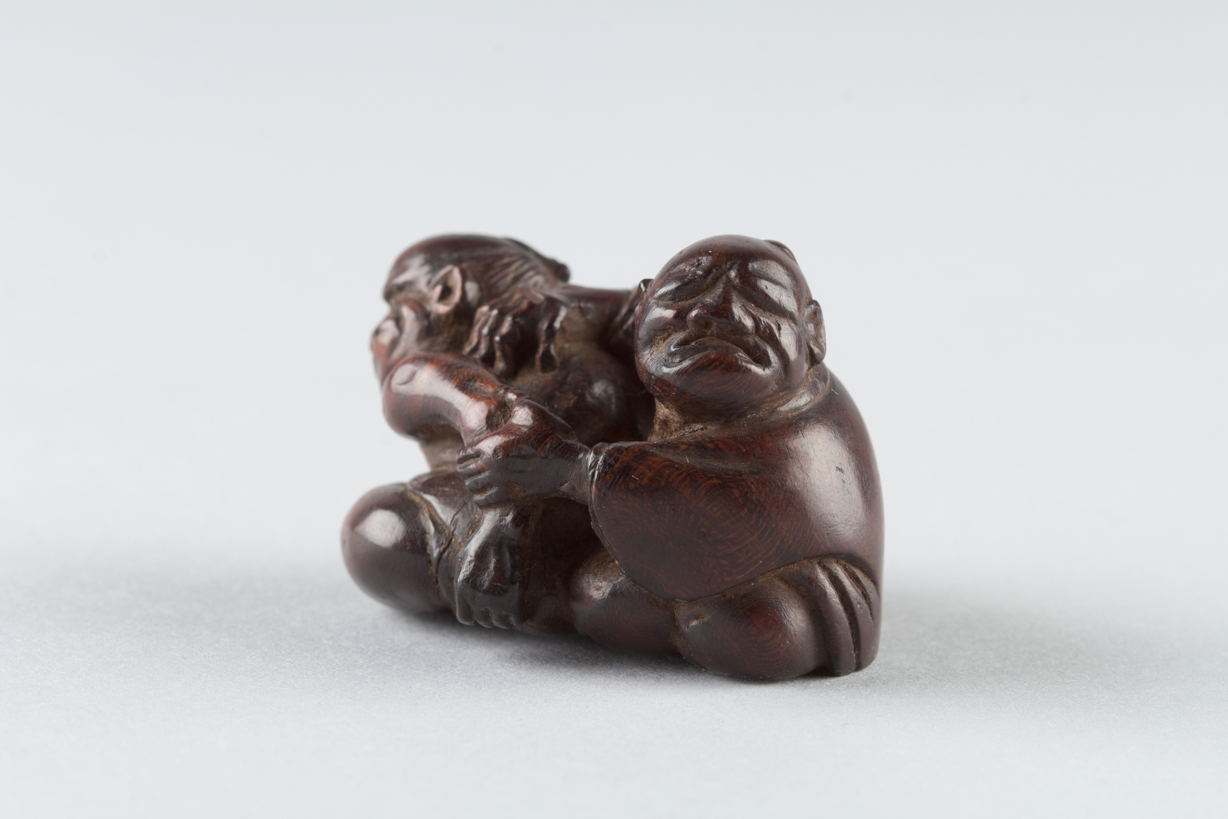 Netsuke Of Two Figures Japan Edo 1615 1868 Or Meiji Period 1868 1912 The Metropolitan