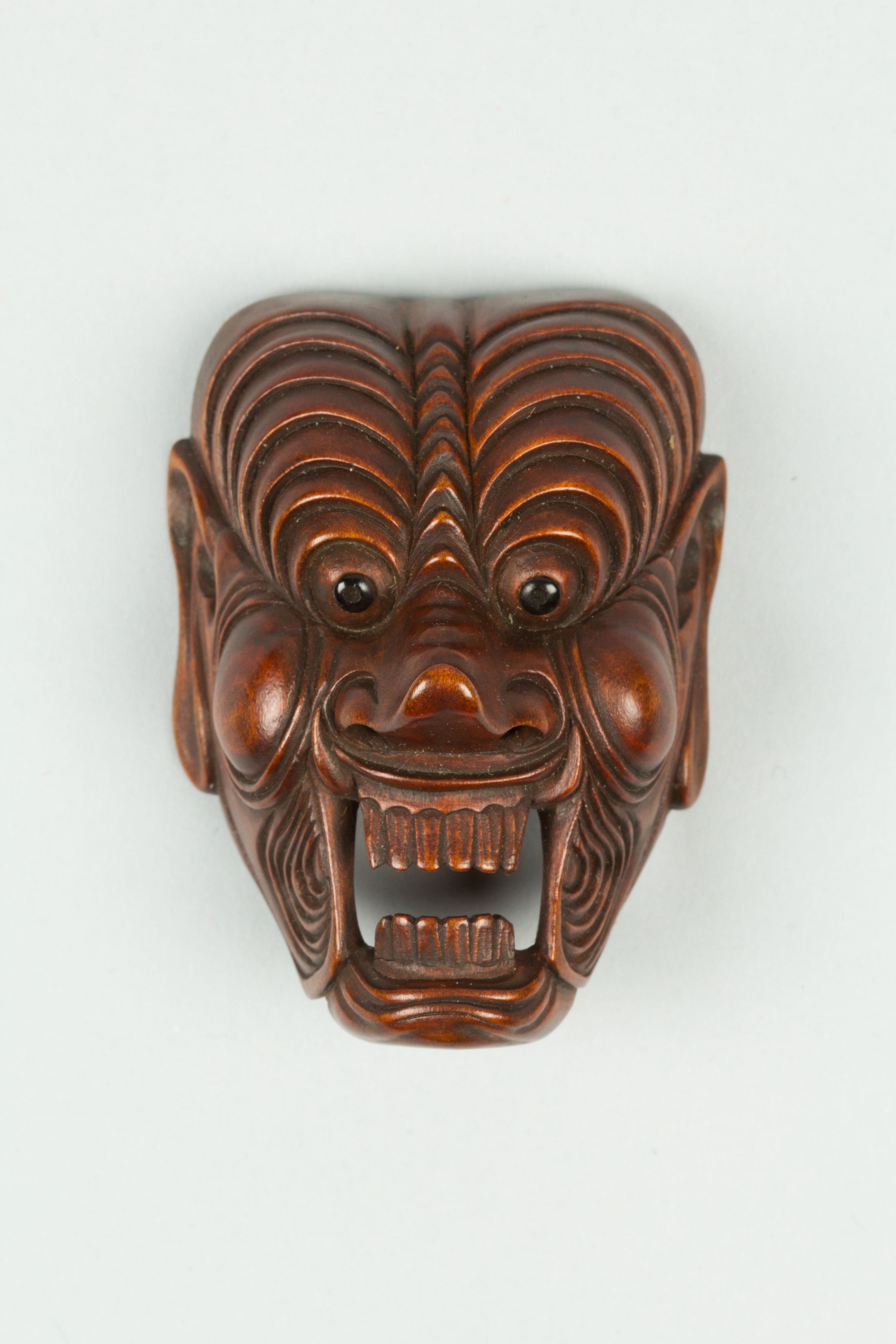 Netsuke of Mask | Japan | Edo (1615–1868) or Meiji period (1868–1912 ...