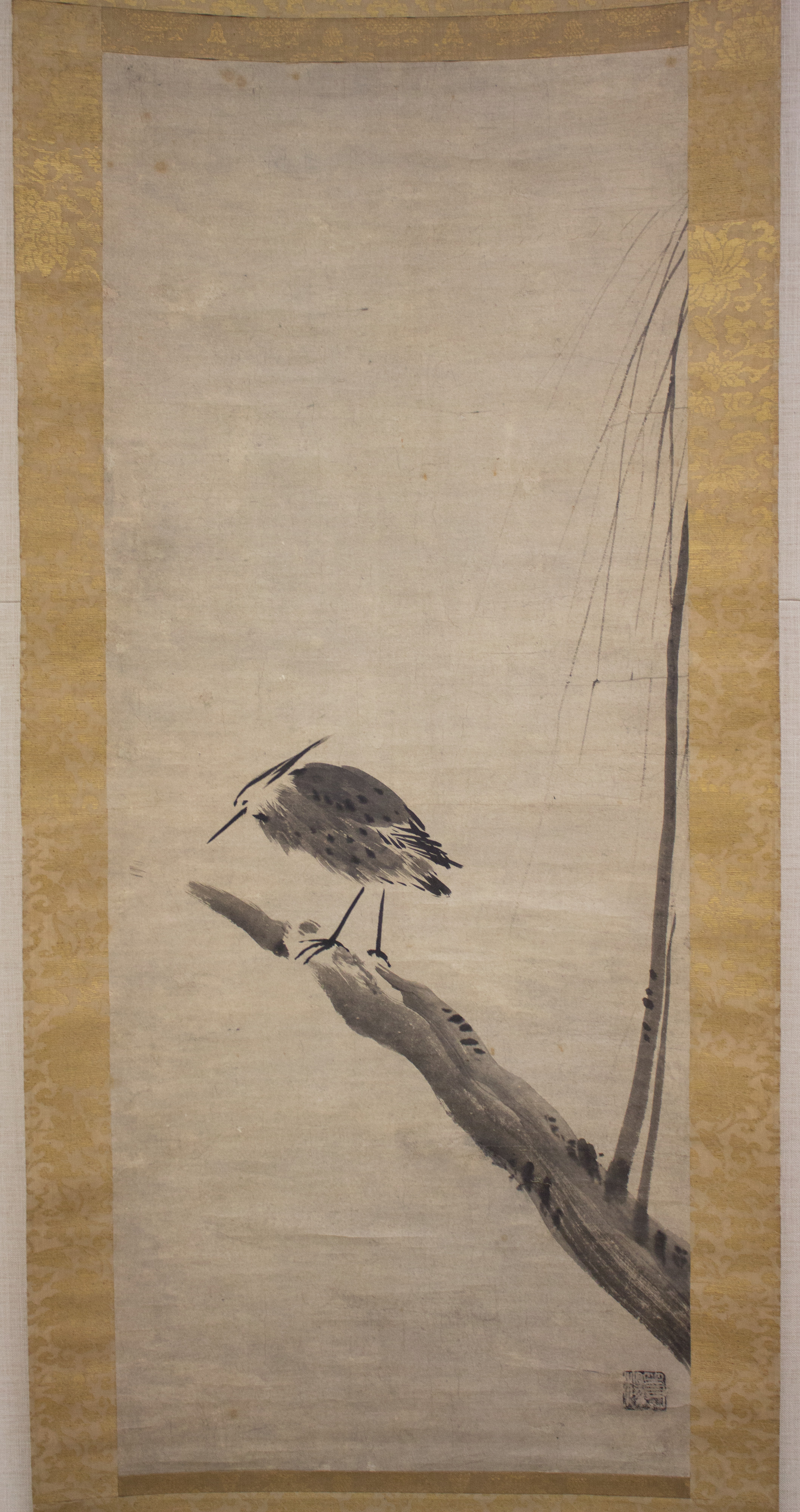 Formerly attributed to Sesshū Tōyō 雪舟等楊 | Heron and Willow 