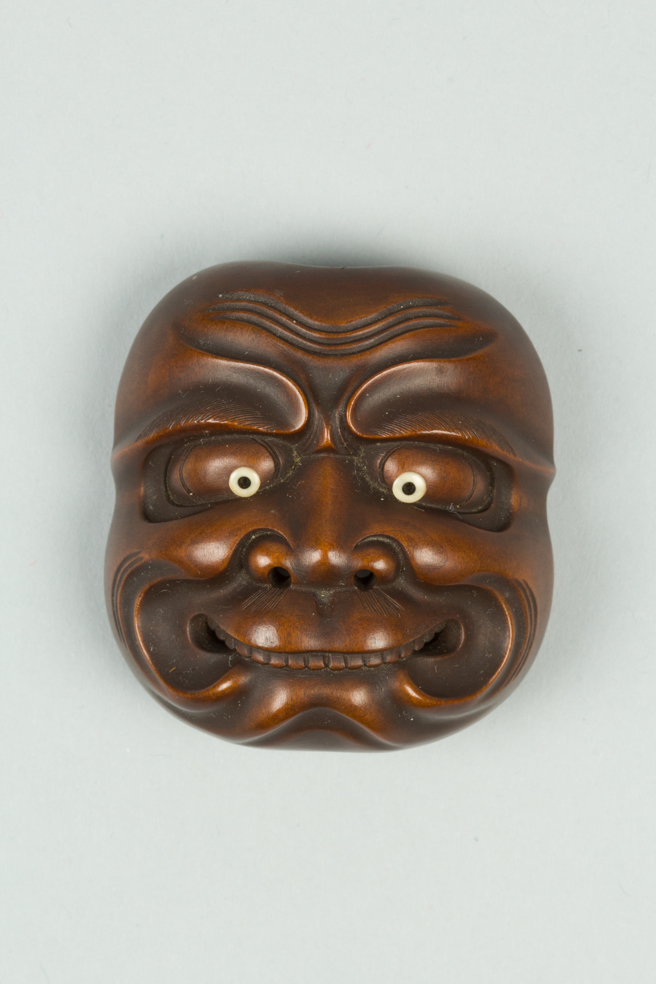 Netsuke of Noh Mask | Japan | Edo (1615–1868) or Meiji period (1868 ...