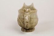 Water vessel in the shape of an ancient ritual bronze (yi), Jade (nephrite), China