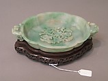 Oval Dish, Jadeite, China