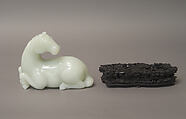 Reclining Horse, Jade (nephrite), China
