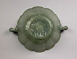 Bowl in the shape of a chrysanthemum flower, Jade (nephrite), India