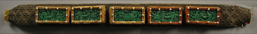 Imperial girdle, Jadeite, China