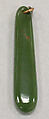 Ear-drop, Nephrite, New Zealand
