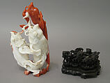 Three fish, Carnelian and white agate, China