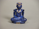 Figure of an Indian deity, Lapis lazuli, China
