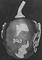 Snuff bottle with stopper, Amethystine, turquoise, China
