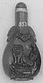 Snuff bottle with stopper, Agate, China
