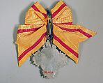 Medal, Yellow bow with red stripes, Japan