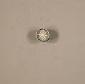 Medal and Button, Green with white stripes, Japan