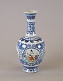 Vase, Porcelain painted in underglaze blue and overglaze famille verte enamels, China