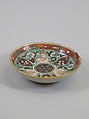 Saucer with Thai mythical figures, Porcelain painted in overglaze polychrome enamels (Bencharong ware for Thai market), China