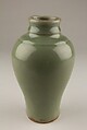 Vase, Porcelain with celadon glaze, China