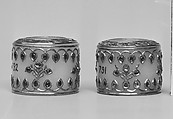 Jewelled Thumb-Ring, Nephrite, white with very faint bluish tint, India