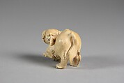 Netsuke of Qilin, Ivory, Japan
