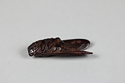 Netsuke of Cicada, Wood, Japan