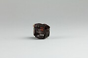 Netsuke, Wood inlaid with ivory and mother-of-pearl, Japan