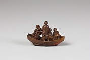 Netsuke of Pleasure Boat, Wood, Japan