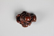 Netsuke of Two Children, Wood, Japan