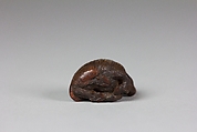 Netsuke of Goat, Wood, Japan