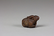 Netsuke of Goat, Wood, Japan