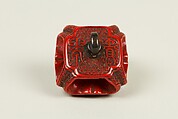 Netsuke, Red lacquer, Japan