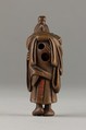 Netsuke of Demon Carrying a Woman on His Shoulders | Japan | Edo (1615 ...