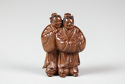 Netsuke of Two Figures, Wood, Japan
