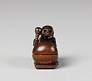 Netsuke of Skeleton with a Drum | Japan | Edo (1615–1868) or Meiji ...