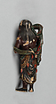 Netsuke of an Arhat, Wood-polychromed, Japan