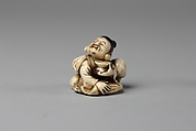 Netsuke of Ebisu, Ivory, Japan