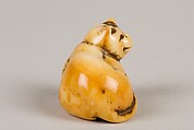 Netsuke of Cat, Ivory, Japan