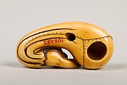 Netsuke of Boy Catching a Mouse in a Gourd, Ivory, Japan