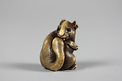Netsuke of Squirrel, Ivory, Japan