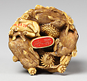 Netsuke of Group of Animals, Ivory, Japan