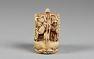 Netsuke of Pleasure Boat (Takarabune), Ivory, Japan