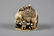 Blind Men and the Elephant, Ivory, Japan