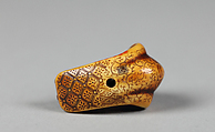 Netsuke of Horse in a Boat, Ivory, Japan