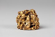 Netsuke of Shichi Fukujin, Ivory, Japan